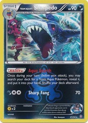 Team Aqua's Sharpedo - 21/34 - Rare - Reverse Holo