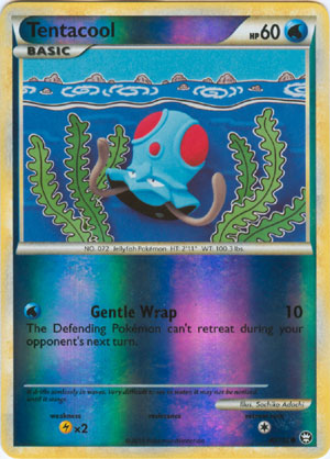 Tentacool - 80/102 - Common - Reverse Holo