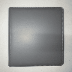 12-Pocket Zipper Binder - Grey