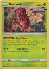 Buzzwole SM218 Wave Holo Promo - SM12 Cosmic Eclipse Prerelease