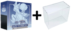 MINT Pokemon SWSH6 Chilling Reign Elite Trainer Box - BLUE PLUS Acrylic Case Protector