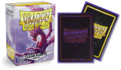 Dragon Shield Matte Standard-Size Sleeves - Clear Purple - 100ct