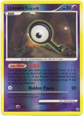 Unown Q - 49/100 - Uncommon - Reverse Holo