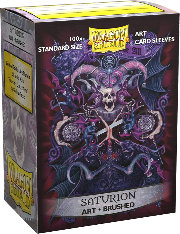 Dragon Shield Brushed Art Standard-Size Sleeves - Saturion Coat-of-Arms 100ct