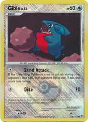 Gible 106/147 Crosshatch Holo Promo - 2009 City Championships