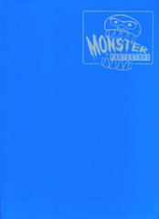 Monster Protectors 9-Pocket Binder - Matte Arctic Blue