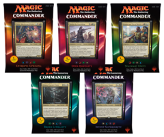 MTG Original Commander Decks - Complete set of 5 - Magic Products   Commander & Box Sets - Collector's Cache LLC