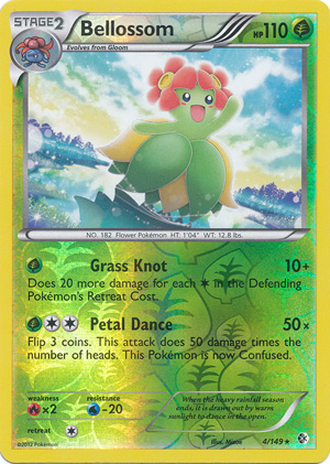 Bellossom - 4/149 - Rare - Reverse Holo