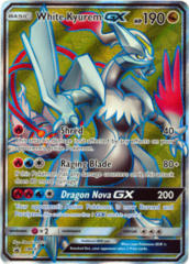 White Kyurem GX SM141 Full Art Promo - Dragon Majesty White Kyurem GX Special Collection