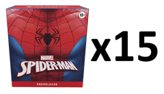 MTG Marvel's Spider-Man Prerelease Pack CASE (15 Prerelease Packs) -- NO REFUNDS OR CANCELLATIONS, ALL SALES ARE FINAL