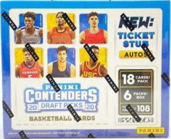 2020 Panini Contenders Draft Picks Collegiate Basketball Hobby Box