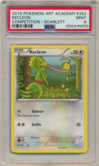 2015 Pokemon Art Academy Promo Kecleon (Scarlett) PSA 9 MINT