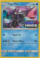 Tapu Fini SM203 Wave Holo Promo - SM11 Unified Minds Prerelease