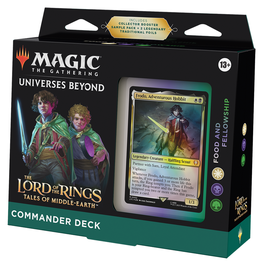 mtg lotr commander decks msrp MTG LOTR Lord of the Rings: Tales of Middle-earth Commander Deck - Food and  Fellowship - Magic Products » MTG Intro/Starter/Theme Decks