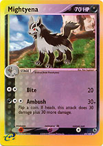 Mightyena - 42/109 - Uncommon - Reverse Holo