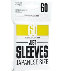 Just Sleeves - 60 Japanese sleeves - Yellow