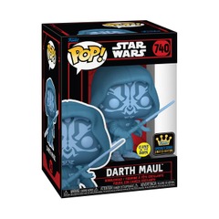 Pop! Star Wars - Dark Side Darth Maul Holo (glow in the dark) Vinyl Fig #740 (Specialty Series)