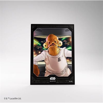 Gamegenic - Star Wars Unlimited Art Sleeves - Admiral Ackbar 60ct