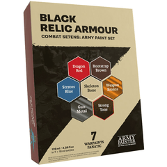 Army Painter - Combat Se7ens Black Relic Armour Paint Set