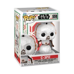 Pop! Star Wars Holiday - C3PO Snowman (#559) (used, see description)