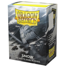 Dragon Shield - Dual Matte Sleeves - Snow 100ct