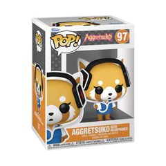 Pop! Sanrio - Aggretsuko With Headphones Vinyl Fig