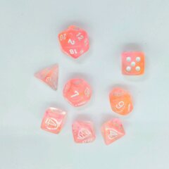 Chessex - Nebula - Supernova/White 8pc - CHX30041