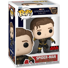 Pop! Marvel Studios - Spider-Man: No Way Home - Unmasked Spider-Man Black Suit Vinyl Figure (Funko #1073)  AAA Anime Exclusive