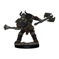 Pathfinder Battles Premium - Half-Orc Male Barbarian