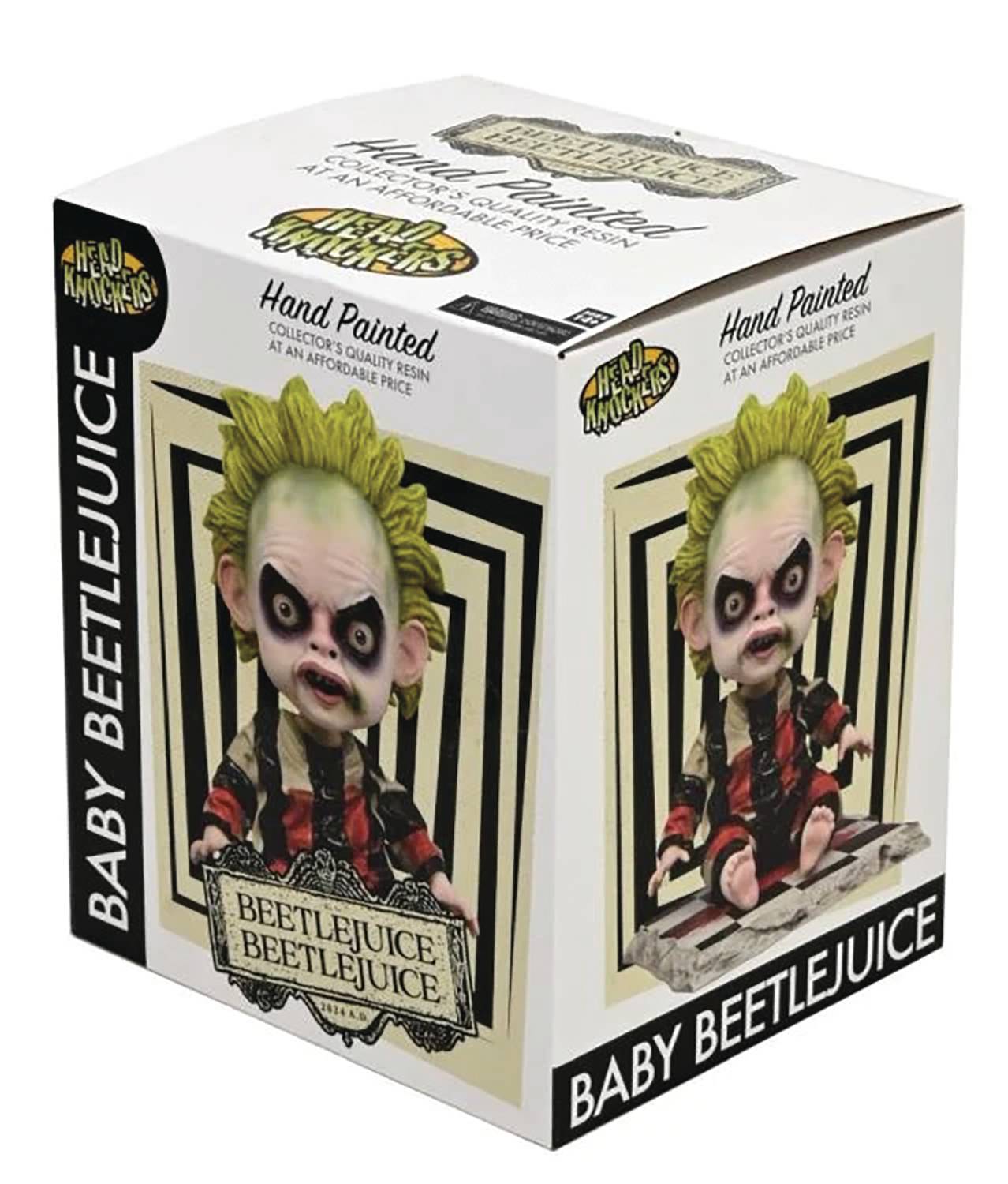 Beetlejuice Head Knocker - Baby Beetlejuice Bobble Head