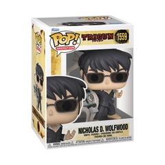 Pop! Animation - Trigun - Nicholas D Wolfblood with punisher Vinyl Fig