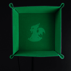 Little Dragon - Folding Dice Tray - Green