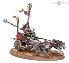 Gloomspite Gitz - Snarlboss on War-Wheela