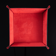 Little Dragon - Folding Dice Tray - Red