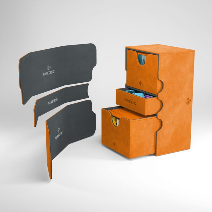 Gamegenic - Stronghold Convertible Deck Holder 200+ - Orange