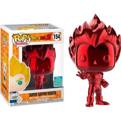 Pop! Dragon Ball Z - Super Saiyan Vegeta (#154) 2019 Summer Convention Limited Edition (used, see description)