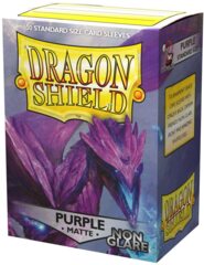 Dragon Shield - Non-Glare Matte Sleeves - Purple 100 ct