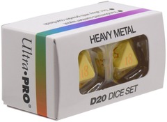 Ultra Pro Dice - Heavy Metal Vivid Yellow 2D20