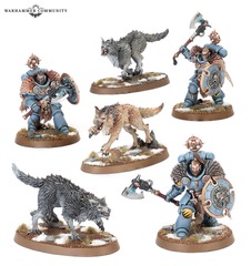 Space Wolves - Wolf Guard Headtakers