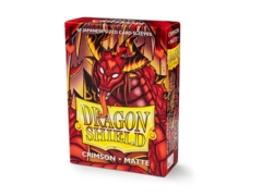 Dragon Shield - Matte Japanese Size Sleeves - Crimson 60 ct