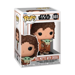 Pop! Star Wars - The Mandalorian - Peli Motto with Grogu Vinyl Fig