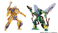 Transformers Masterpiece BWVS-03 Cheetor V Waspina Action Figure Set