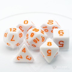 Die Hard - White With Pastel Orange 7pc