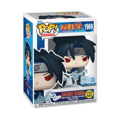 Pop! Animation - Naruto - Sasuke Uchiha (Chidori) Glow-in-the-Dark Vinyl Figure (Funko #1969) Entertainment Earth Exclusive