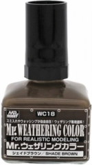 Mr Hobby - Mr Weathering Color WC18 Shade Brown