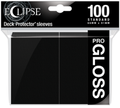 Ultra Pro - Sleeves - Pro Gloss Eclipse - Jet Black 100 ct