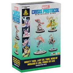 Marvel: Crisis Protocol - Mighty Thor, Lady Sif, Thor, Hero Of Midgard & Loki, Prince Of Lies Character Pack