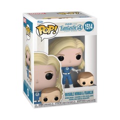 Pop! Marvel Studios - The Fantastic Four: First Steps - Invisible Woman & Franklin Vinyl Figure (Funko #1514)