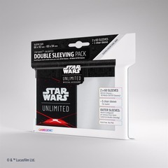 Gamegenic - Star Wars Unlimited Double Sleeves - Space Red 2x60ct