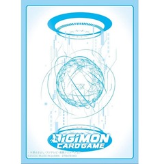 Carddass Sleeves - Digimon - Digi Egg White 60ct Sleeves